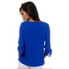 CAPITOLLIUM - BLUSA DETALHE BUSTO ARGOLAS - ROYAL