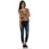CAPITOLLIUM - BLUSA ESTAMPADA SEM MANGAS AMPLA - AZUL