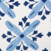 CAPITOLLIUM - BLUSA ESTAMPADA TRANSPASSE BARRA FRENTE - AZUL