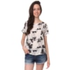 CAPITOLLIUM - BLUSA EVASÊ ESTAMPA COQUEIRO - OFF WHITE