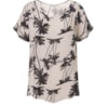 CAPITOLLIUM - BLUSA EVASÊ ESTAMPA COQUEIRO - OFF WHITE
