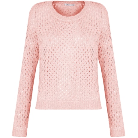CAPITOLLIUM - BLUSA FIO FELPUDO VAZADO M/L DEC REDONDO - ROSÊ CAPITOLLIUM - BLUSA FIO FELPUDO VAZADO M/L DEC REDONDO - ROSÊ
