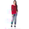 CAPITOLLIUM - BLUSA FLAMÊ DETALHE GUIPIR - VERMELHO