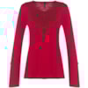 CAPITOLLIUM - BLUSA FLAMÊ DETALHE GUIPIR - VERMELHO