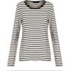 CAPITOLLIUM - BLUSA LISTRADA M/L - PRETO