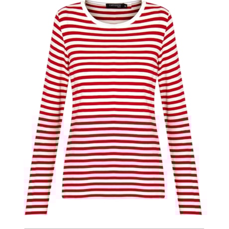 CAPITOLLIUM - BLUSA LISTRADA M/L - VERMELHO CAPITOLLIUM - BLUSA LISTRADA M/L - VERMELHO