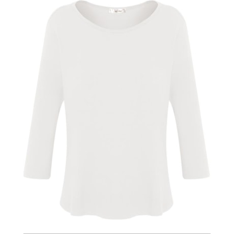 CAPITOLLIUM - BLUSA MALHA BOTÕES COSTAS - OFF WHITE