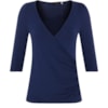 CAPITOLLIUM - BLUSA MALHA CACHECOUER MANGA 3/4 - MARINHO