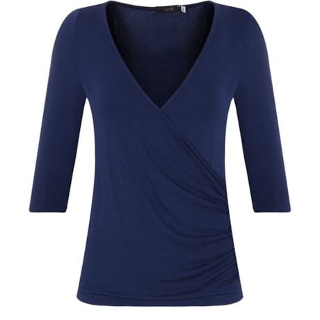 CAPITOLLIUM - BLUSA MALHA CACHECOUER MANGA 3/4 - MARINHO