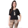 CAPITOLLIUM - BLUSA MALHA DUPLA DECOTE ABERTO - OFF WHITE