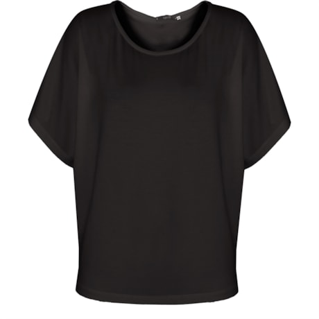 CAPITOLLIUM - BLUSA MALHA DUPLA DECOTE ABERTO - PRETO CAPITOLLIUM - BLUSA MALHA DUPLA DECOTE ABERTO - PRETO
