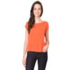 CAPITOLLIUM - BLUSA MALHA ENTREMEIOS COSTAS - LARANJA