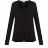 CAPITOLLIUM - BLUSA MALHA EVASE DEC V - PRETO