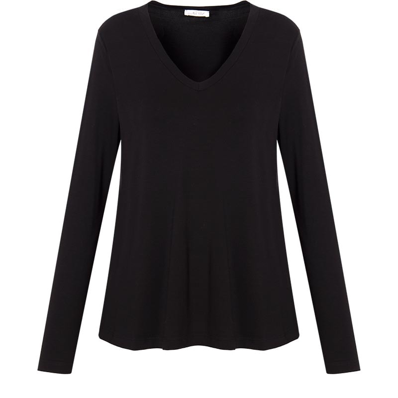 CAPITOLLIUM - BLUSA MALHA EVASE DEC V - PRETO