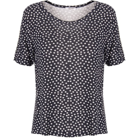 CAPITOLLIUM - BLUSA MALHA POÁ - MARINHO