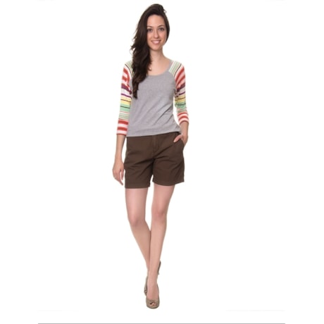 CAPITOLLIUM - BLUSA MANGA LONGA LISTRADA - CINZA CAPITOLLIUM - BLUSA MANGA LONGA LISTRADA - CINZA