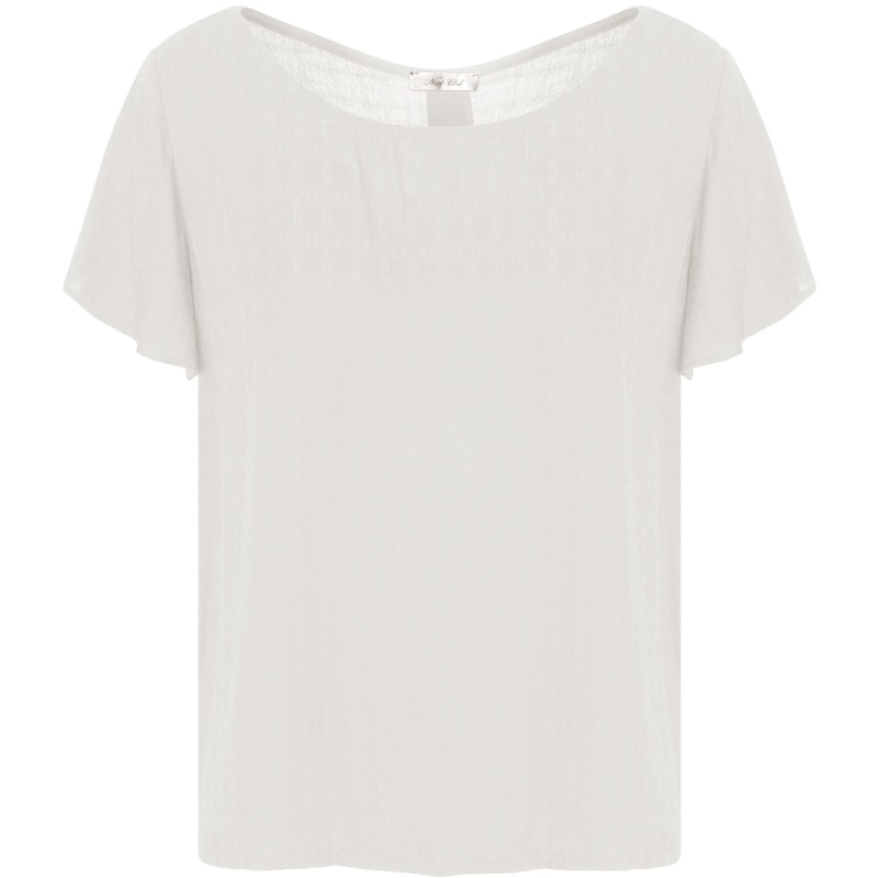 CAPITOLLIUM - BLUSA MAQUINETADA COM BOTÕES - OFF WHITE