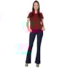 CAPITOLLIUM - BLUSA MAQUINETADA COM BOTÕES - VINHO