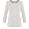 CAPITOLLIUM - BLUSA MESCLA WISH M3/4 - CINZA