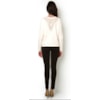 CAPITOLLIUM - BLUSA MOLETOM GUIPURE COSTAS M/L - CRU