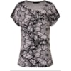 CAPITOLLIUM - BLUSA P&B FRENTE ESTAMPADA - MARGARIDA