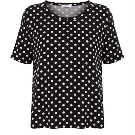 CAPITOLLIUM - BLUSA POÁ AMPLA - P&B