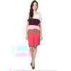 CAPITOLLIUM - BLUSA QUADRADA MANGA RAGLAN BICOLOR - P&B