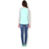 CAPITOLLIUM -  BLUSA RAGLAN MANGA 3/4 BICOLOR - LARANJA