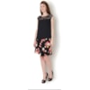 CAPITOLLIUM - BLUSA SHIFFON PALA RENDA - PRETO