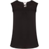 CAPITOLLIUM - BLUSA SHIFFON PALA RENDA - PRETO