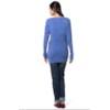 CAPITOLLIUM - BLUSA SOFT BÁSICA DECOTE CANOA - AZUL ROYAL CAPITOLLIUM - BLUSA SOFT BÁSICA DECOTE CANOA - AZUL ROYAL