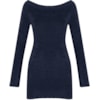CAPITOLLIUM - BLUSA SOFT BÁSICA DECOTE CANOA - AZUL ROYAL CAPITOLLIUM - BLUSA SOFT BÁSICA DECOTE CANOA - AZUL ROYAL
