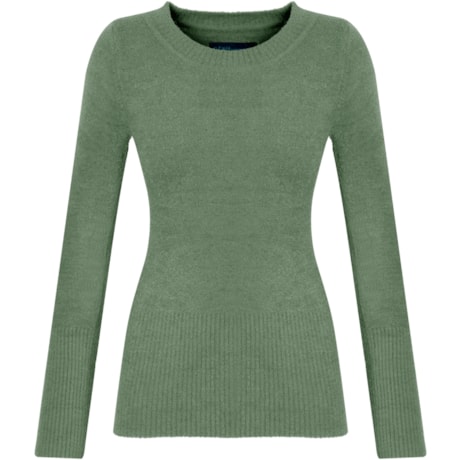 CAPITOLLIUM - BLUSA SOFT BÁSICA DECOTE REDONDO - OLIVA CAPITOLLIUM - BLUSA SOFT BÁSICA DECOTE REDONDO - OLIVA