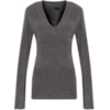 CAPITOLLIUM - BLUSA SOFT BÁSICA DECOTE V - CINZA CAPITOLLIUM - BLUSA SOFT BÁSICA DECOTE V - CINZA
