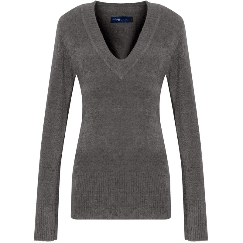 CAPITOLLIUM - BLUSA SOFT BÁSICA DECOTE V - CINZA CAPITOLLIUM - BLUSA SOFT BÁSICA DECOTE V - CINZA