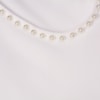 CAPITOLLIUM - BLUSA TIRAS COM PÉROLAS COSTAS - BRANCO