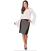CAPITOLLIUM - BLUSA TIRAS COM PÉROLAS COSTAS - BRANCO