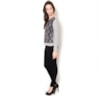 CAPITOLLIUM - BLUSA TRICOT RENDADA M/L - CINZA CAPITOLLIUM - BLUSA TRICOT RENDADA M/L - CINZA