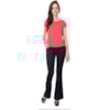 CAPITOLLIUM - BLUSA VISCOLINHO COM ENTREMEIO COSTAS - CORAL