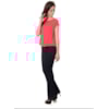 CAPITOLLIUM - BLUSA VISCOLINHO COM ENTREMEIO COSTAS - CORAL