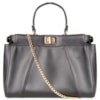 CAPITOLLIUM - BOLSA ALÇA MÃO FECHO METAL 2 LADOS - PRETO