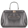 CAPITOLLIUM - BOLSA ALÇA MÃO FECHO METAL 2 LADOS - PRETO