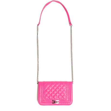 CAPITOLLIUM - BOLSA MATELASSÊ ALÇA LONGA CORRENTE - PINK