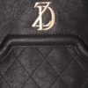CAPITOLLIUM - BOLSA RETANGULAR DETALHE MATELASSÊ - PRETO