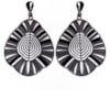 CAPITOLLIUM - BRINCO COLORS FOLHA METAL - PRETO
