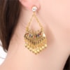 CAPITOLLIUM - BRINCO GIPSY METAL PEDRAS COLORIDAS - DOURADO