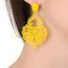 CAPITOLLIUM - BRINCO METAL COLOR ARABESCO - AMARELO
