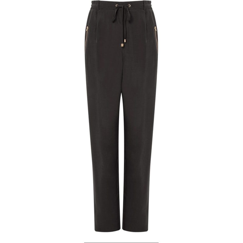 CAPITOLLIUM - CALÇA JOGGER  BOLSOS C/ ZIPER - PRETO