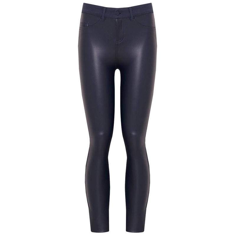 CAPITOLLIUM - CALÇA MONTARIA COURO FAKE - AZUL
