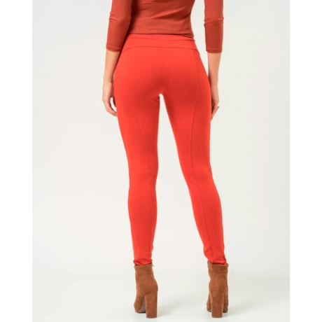CAPITOLLIUM -  CALÇA MONTARIA PONTO ROMA ZIPER NO BOLSO TERRACOTA CAPITOLLIUM -  CALÇA MONTARIA PONTO ROMA ZIPER NO BOLSO TERRACOTA